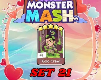 Monopoly 5 Star - Goo Crew - Set 21 - Monster Mash (Fast Delivery)