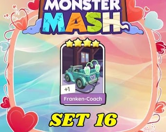 Monopoly 4 Star - Franken-Coach - Set 16 - Monster Mash (Fast Delivery)