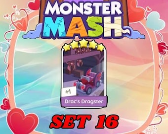 Monopoly 5 Star - Drac's Dragster - Set 16 - Monster Mash (Fast Delivery)