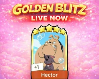 Monopoly Golden Blitz - Hector Set 21 - Golden Blitz Event