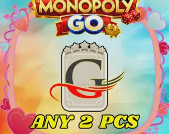 Monopoly 5 Star Sticker - 2 Pcs (MONSTER MASH)