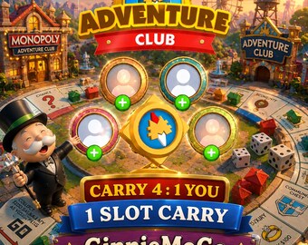Monopoly Adventure Club – 1 miejsce na grę (gwarancja lub zwrot pieniędzy) – przeczytaj opis
