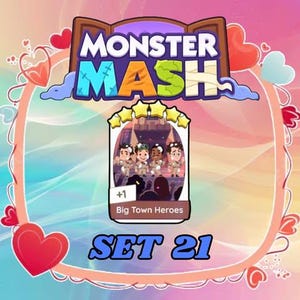 Monopoly 6 Star - Big Town Heroes - Set 21 - Monster Mash (Fast Delivery)