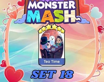 Monopoly 6 Star - Tea Time - Set 18 - Monster Mash (Fast Delivery)