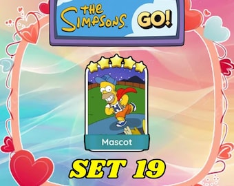 Monopoly 5 Star - Zestaw maskotek 19 - Simpsonowie