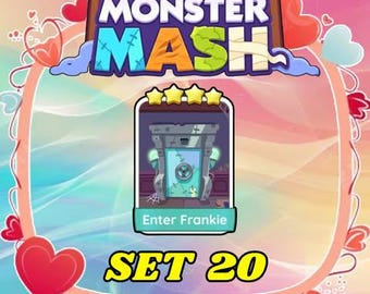 Monopoly 4 Star - Enter Frankie - Set 20 - Monster Mash (Fast Delivery)