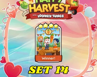 Monopoly 4 Star - Winner! - Set 14 - Happy Harvest