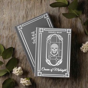 Crown of Midnight: Throne of Glass Series Book Binding Cover Cricut Design SVG file for vinyl cutter, TOG series svg file, book cover svg