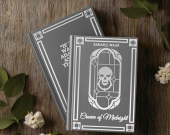 Krone der Mitternacht Buchbindung SVG: Throne of Glass Series (Digitale Datei)