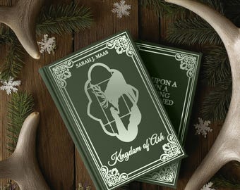 Kingdom of Ash Buchbindung SVG: Throne of Glass Serie (Digitale Datei)