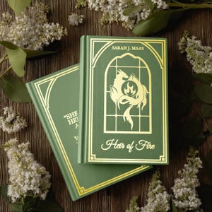 Heir of Fire: Throne of Glass Series Book Binding Cover Cricut Design SVG file for vinyl cutter, TOG series svg file, SJM book cover svg