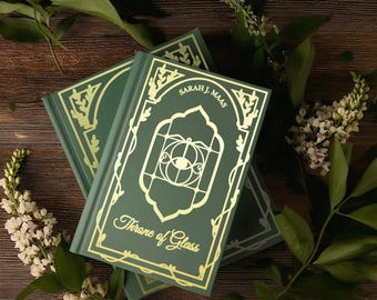 Thron aus Glas Buchcover SVG, Cricut Design (Digitale Datei)