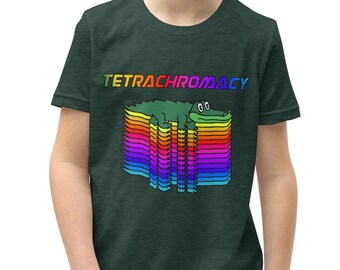 Camiseta unisex para niños Tetrachromacy Gator / King Gizzard y el mago lagarto / KGLW