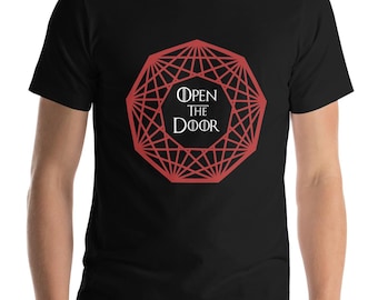 Camiseta unisex para adultos de Juego de Tronos Nonagon Infinity / King Gizzard y el mago lagarto / KGLW / GOT / Open the Door