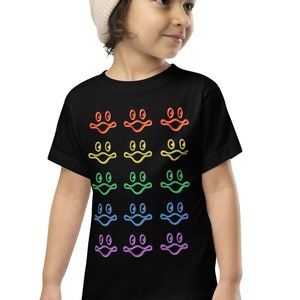 Fishie Smile Unisex Toddler T-shirt in Rainbow | King Gizzard and the Lizard Wizard | KGLW