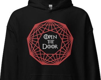 Camiseta unisex para adultos de Nonagon Infinity Game of Thrones / King Gizzard y el mago lagarto / Abre la puerta / KGLW / GOT