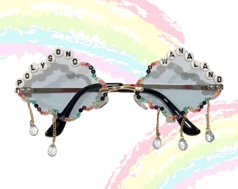 Gafas de orgullo de Polygondwanaland / Reina Gizz / Rey Gizzard y el mago lagarto / KGLW