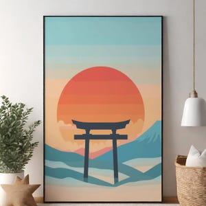 Japanese Torii Gate Wall Art – Stylish Addition to Any Interior Design