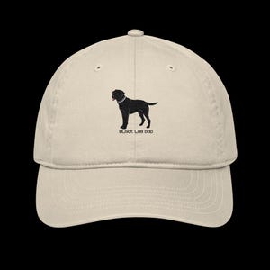 Black Lab Dad Hat – Embroidered Labrador Retriever Baseball Cap for Dog Dads – Gift for Pet Lovers & Dog Owners
