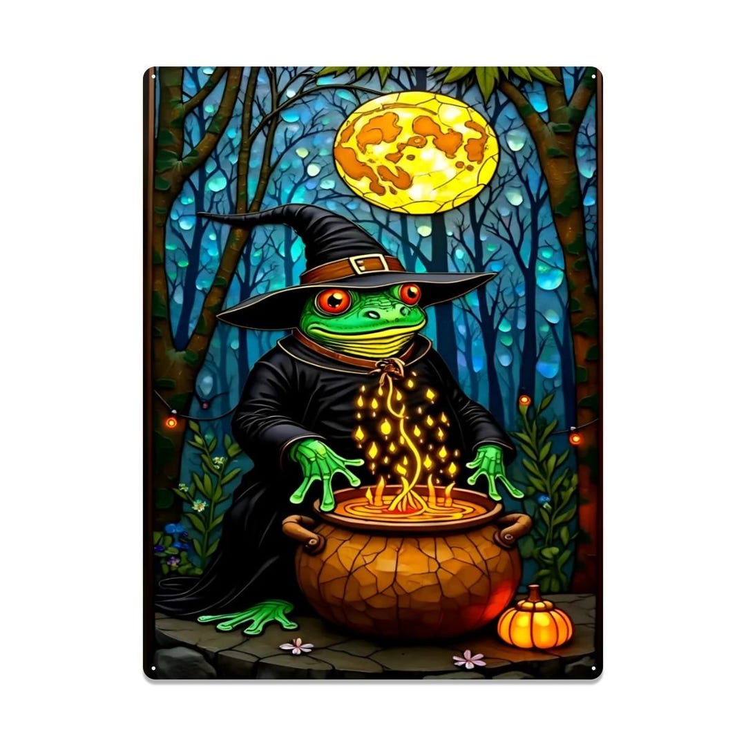 Rectangular Tin Sign Metal Sign Decor 16