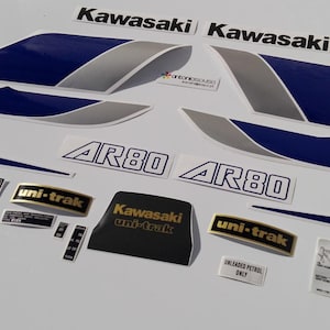 Kawasaki AR 50 80 1990 1991 1992 C2 Autocollants adesivi decalcomanie grafiche Aufkleber pegatinas adesivs