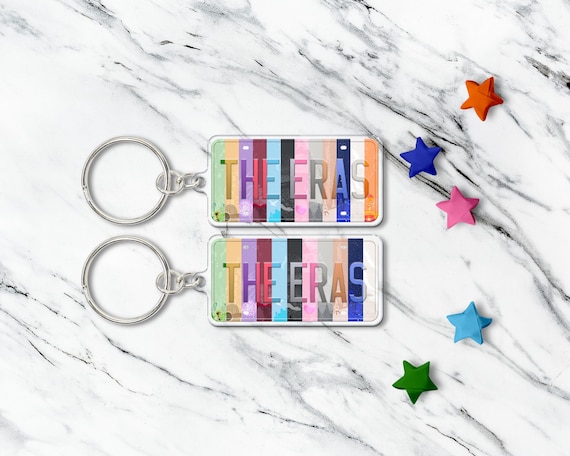 The Eras keychains. Arylic keychain bundle. Eras merch, toy gift, car accessories.