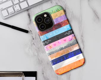 Eras Collage Tough Phone Case, iPhone Samsung Galaxy Album Art Protection