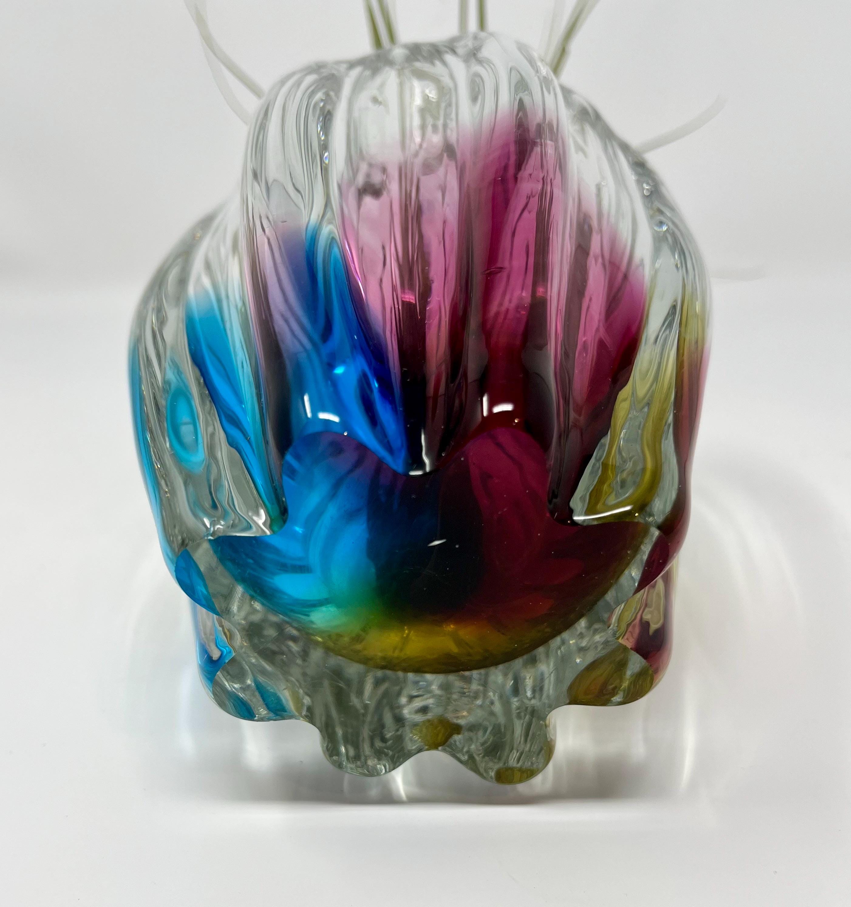 Narumi Fantasy Blown Glass Vase by Sanyu Glass, Made in Japan - Etsy