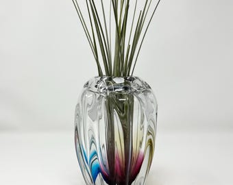 Narumi Fantasy Blown Glass Vase by Sanyu Glass, Made in Japan - Etsy