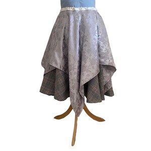 Marian Full Circle Handkerchief Skirt Short and Midi Full Circle Skirt, Front