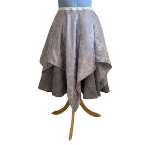 Marian Full Circle Handkerchief Skirt Short and Midi Full Circle Skirt, Front