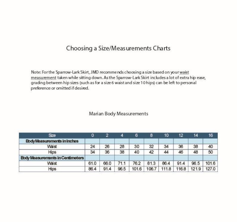 Choosing a Size/Measurements Charts and Marian Body Measurements- there's too much text for the alt-text box, but please feel free to contact me via etsyif you need a more accessible description of any of the listing photos.