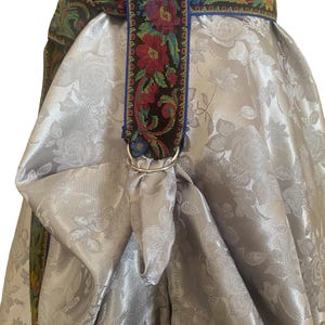 Medieval Style Belt, Short Skirt Hike, and Full Circle Handkerchief Skirt Short, Side View, Marian
