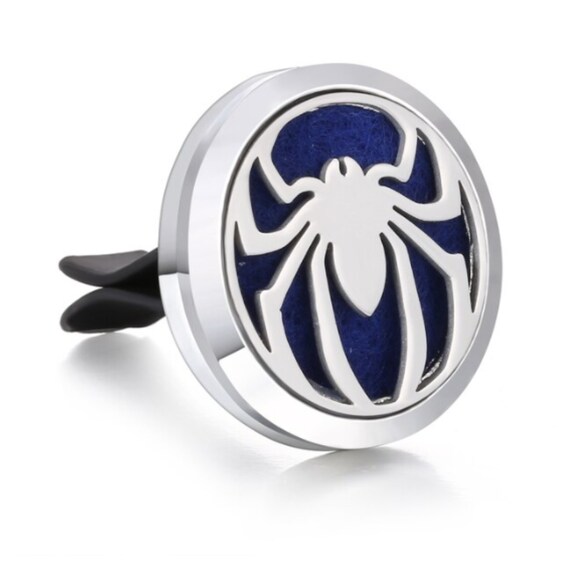 Spidey-Spider Silhouette Aromatherapy Car Vent Clip