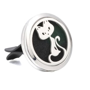 Sitting Siamese Cat Car Vent Clip