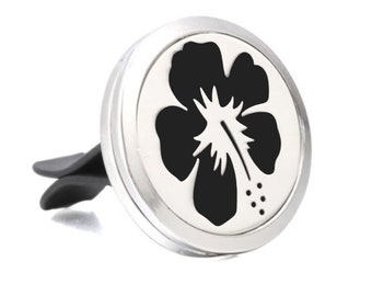 Hibiscus Car Vent Clip