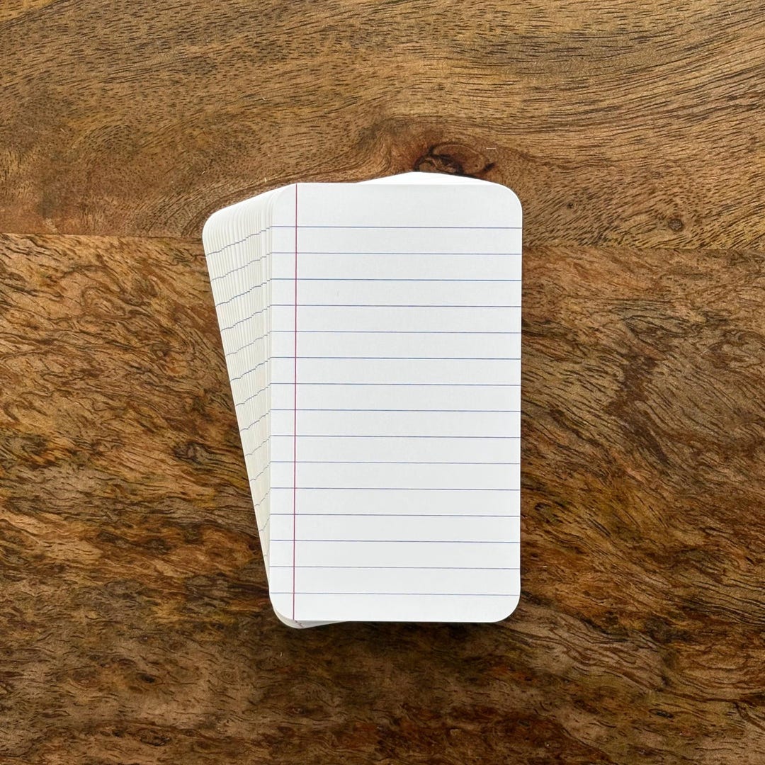 Mini Notes - Notebook Paper With Lines - Notecard Sets 25/50/75/100 - Etsy