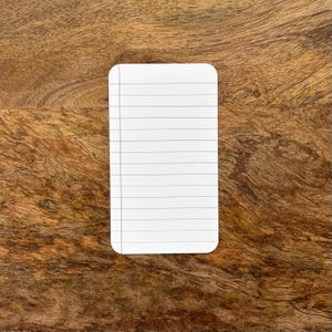 Mini Line Paper Mini Notes - Notebook Paper With Lines - Notecard Sets 25/50/75/100 - Etsy