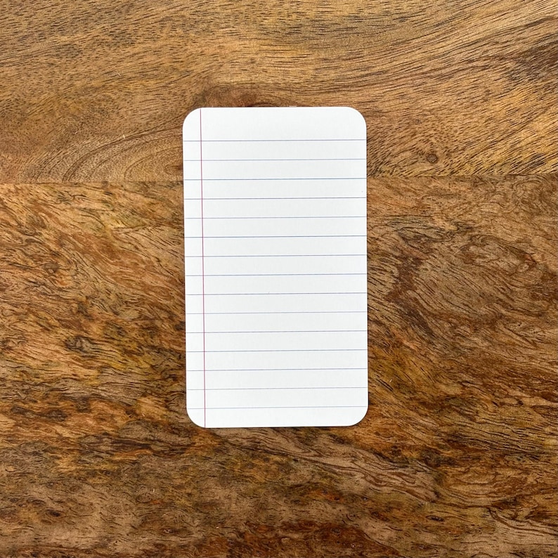 Mini Notes - Notebook Paper With Lines - Notecard Sets 25/50/75/100 - Etsy