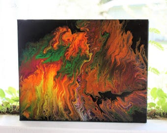 Pour Painting Abstract Acrylic - J46