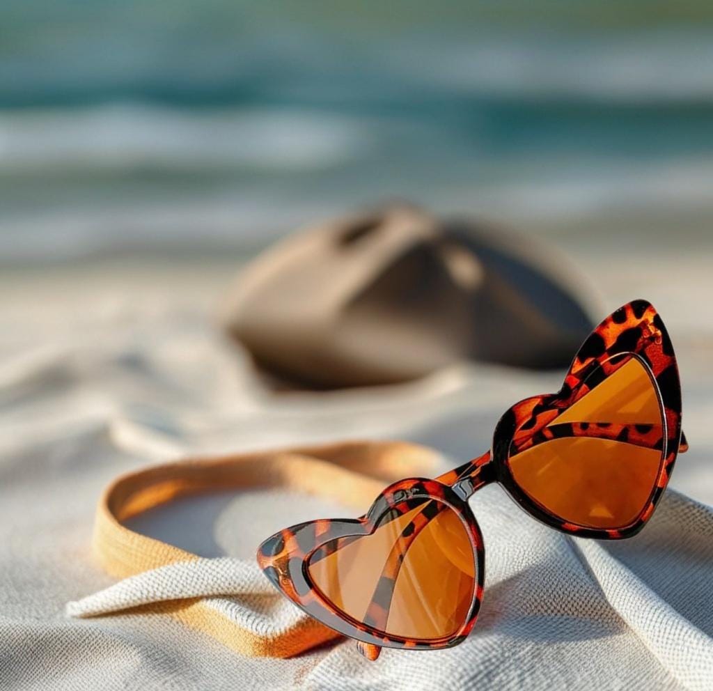 Brand New Circus Tortoise Heart Shaped Cat Eye Sunglasses w/ Rhinestones Circus by Sam Edelman | Accessories | Circus Ny Heart Shaped  main image 2