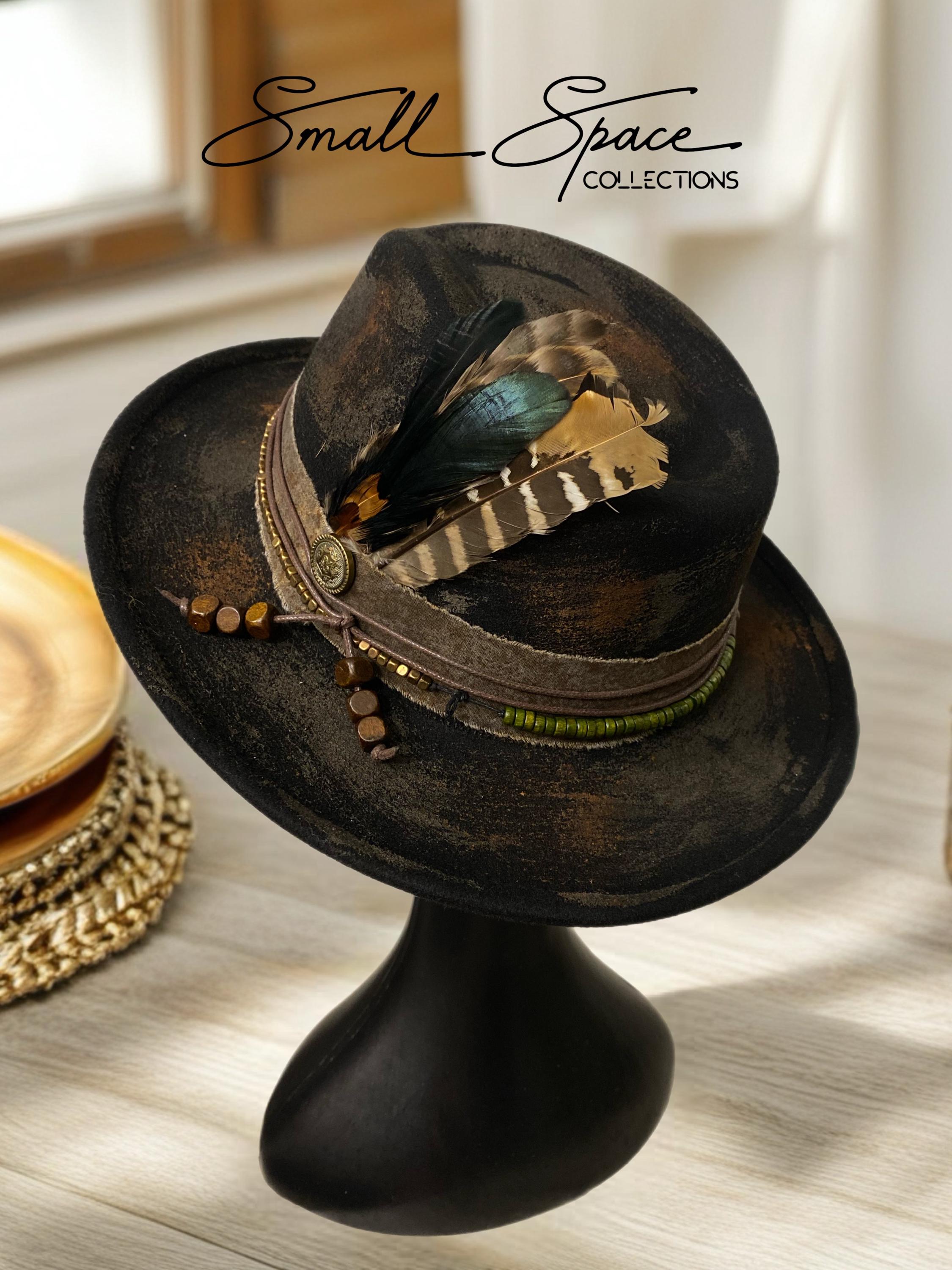 NWT Suede Fedora With Classic Leather Band Suede Leather Fedora - Etsy main image 3