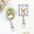 Custom Pet Badge Reel, Personalized Dog & Cat Photo Badge Reel, Nurse Badge Reel, Retractable ID Holder for Pet Owner, ID Badge Buddy product logo