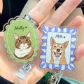 Custom Pet Badge Reel, Personalized Dog & Cat Photo Badge Reel, Nurse Badge Reel, Retractable ID Holder for Pet Owner, ID Badge Buddy product logo