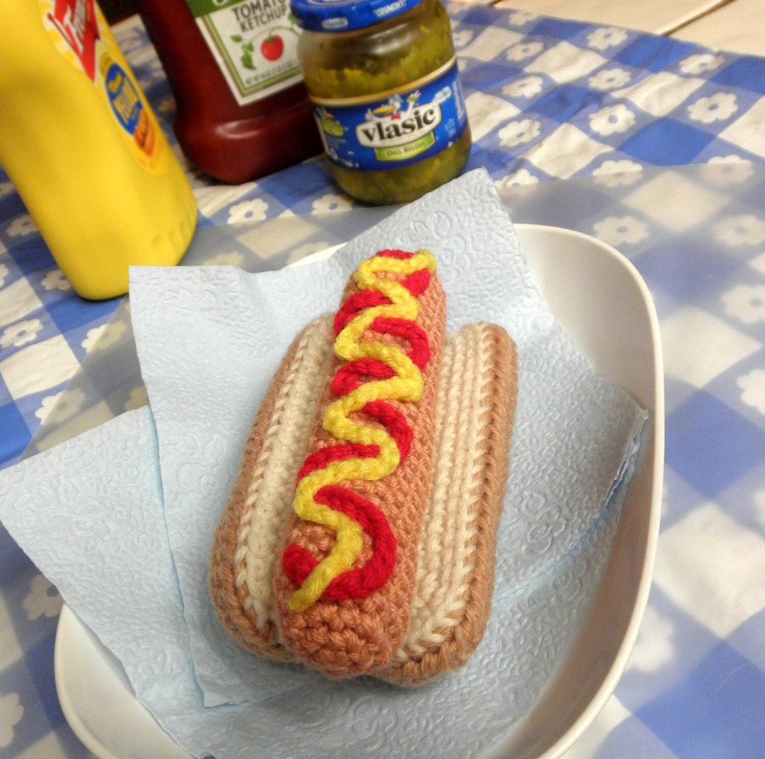 Hot Dog PDF Crochet Pattern Etsy