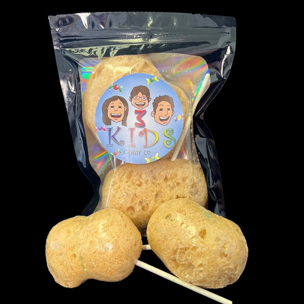 Freeze Dried Caramel Apple Suckers