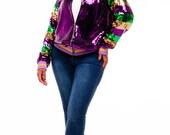 Mardi Gras Sequin Jacket