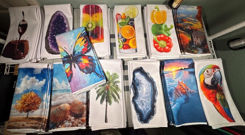 Full Frozen Fruit Pop Decorative Kitchen Towels image 7