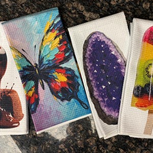 Full Frozen Fruit Pop Decorative Kitchen Towels image 6