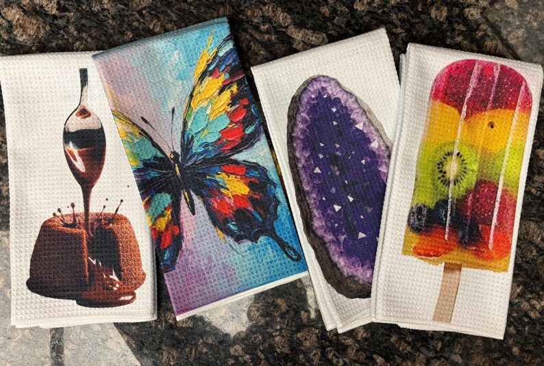 Full Frozen Fruit Pop Decorative Kitchen Towels image 6